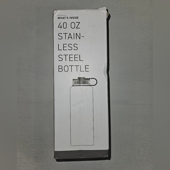 H2go 40 oz Stainless Steel Water Bottle. Insulated Lid, Wide Opening, Bud light - Picture 6 of 6